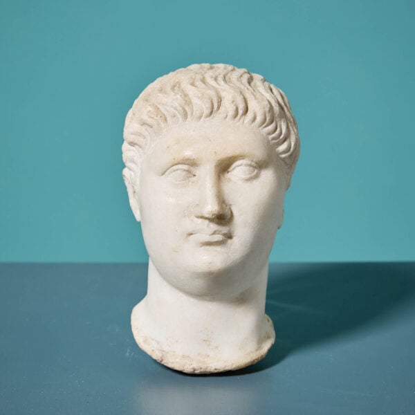 19th Century Marble Bust of Roman Emperor