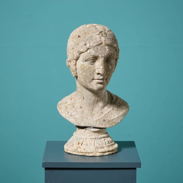 Antique Carrara Marble Bust of a Roman Empress