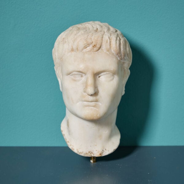 19th Century Grand Tour Marble Bust of Roman Emperor