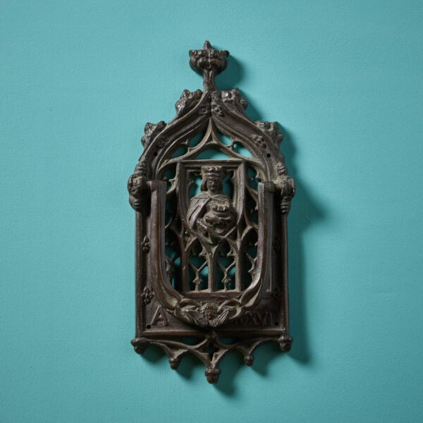 Antique Solid Bronze Gothic Style Door Knocker