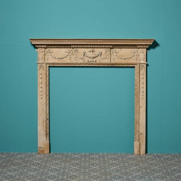 Reclaimed English Pine Georgian Style Fire Surround
