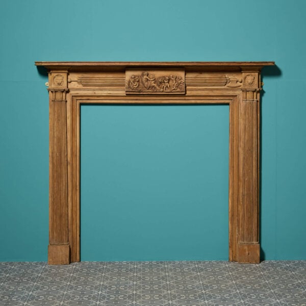 18th Century Georgian English Pine Fire Surround