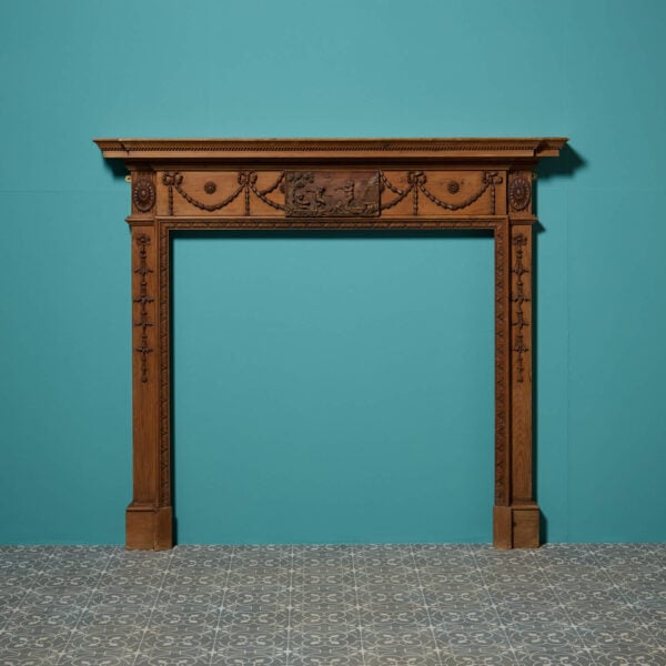 19th Century Georgian English Pine Fire Surround