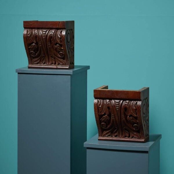 Pair Of Reclaimed English Oak Corbels