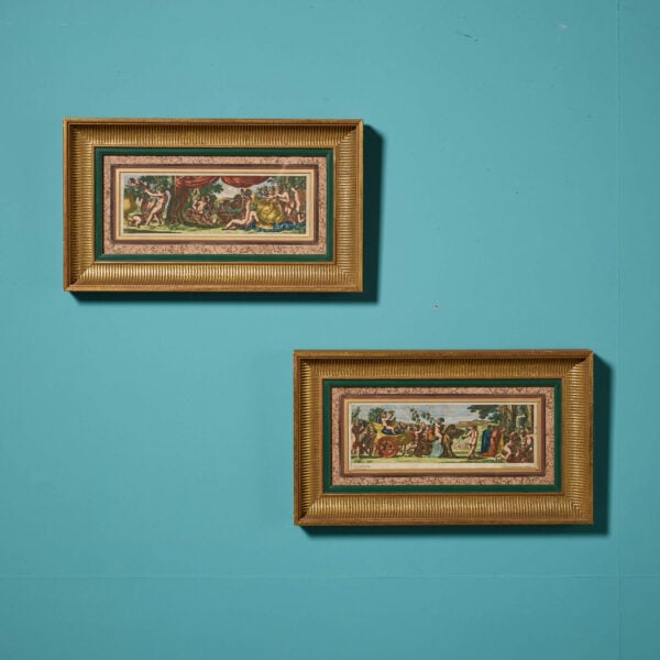 Jean Le Pautre (1618–1682) Framed Engravings Of Bacchanalian Scenes