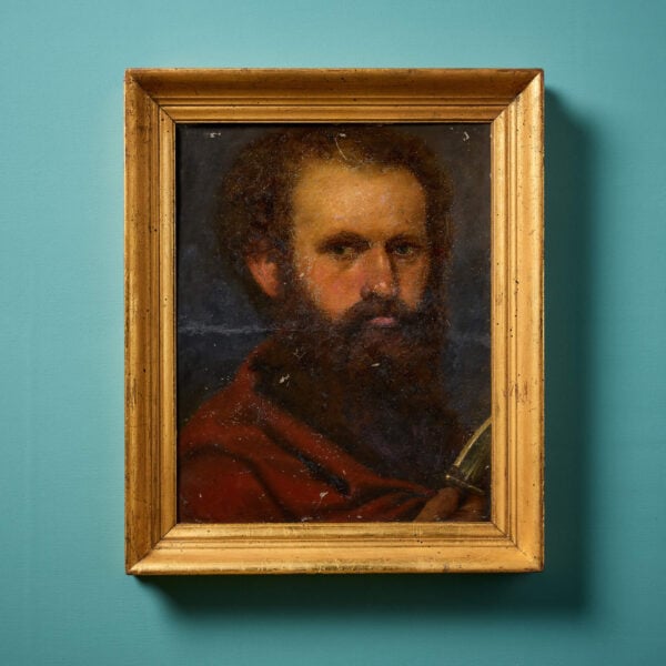 Early 17th Century Oil Painting Of Saint Bartholomew After Peter Paul Rubens (1577-1640)