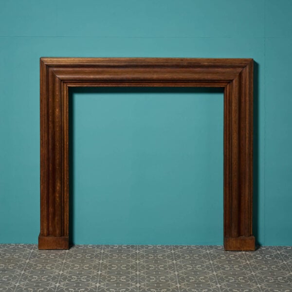 Reclaimed Early 20th Century Oak Bolection Fire Surround
