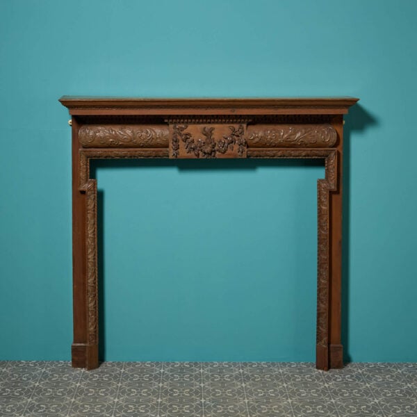 19th Century Neoclassical Dog Leg Fire Surround