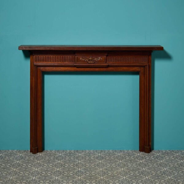 19th Century French Mahogany Fire Surround
