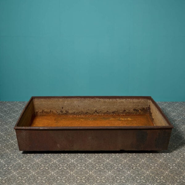Large Reclaimed Rectangular Cast Iron Trough