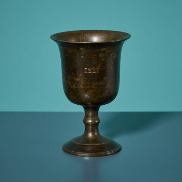 Antique Bronze Goblet Dated 1218