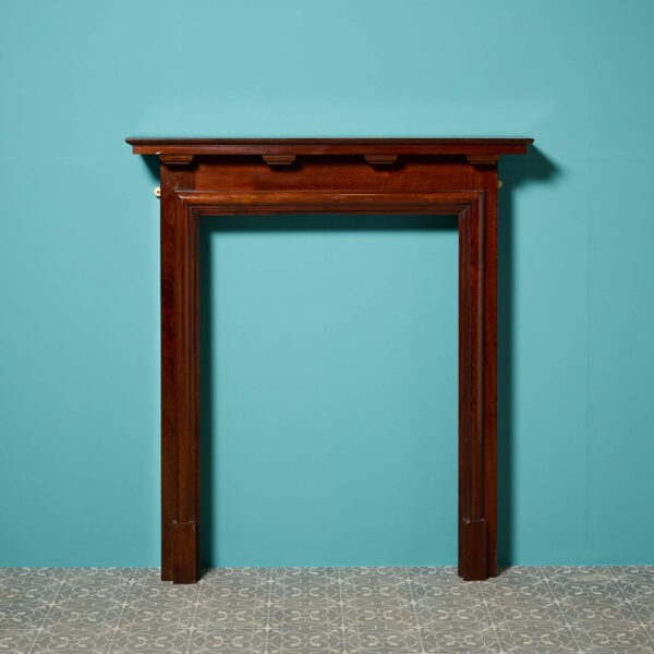 Antique Mahogany Victorian Style Fire Surround