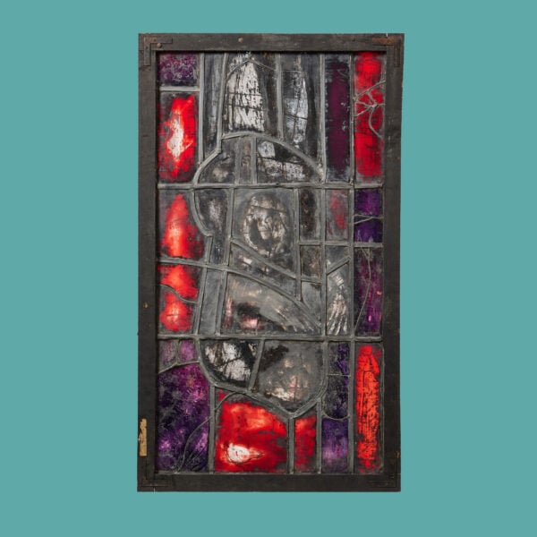 Abstract Mid-Century Stained Glass by Tony Attenborough